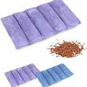 SuzziPad Heating Pad Microwavable, 6.5x12” Reusable Heat Pads for Discomfort Reduction, Moist Heated Pack, Muscle Ache, Soothing Back, Neck and Shoulder Fatigue, Warmer Hot Packs (Purple)