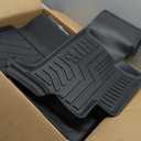 Mixsuper Floor Mats for Tahoe & GMC Yukon 2015-2020 7 Seats (Only Bucket Seat), All Weather 2 Row Floor Liners and Trunk Mat Accessories Set Black