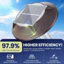 8 Pack Bright Solar Lights Outdoor,2-in-1 Warm&Cold Light,IP65 Waterproof 3000K/6500K Solar Pathway Lights Outside,Solar Powered Landscape Lighting for Yard Patio Walkway Driveway Lawn