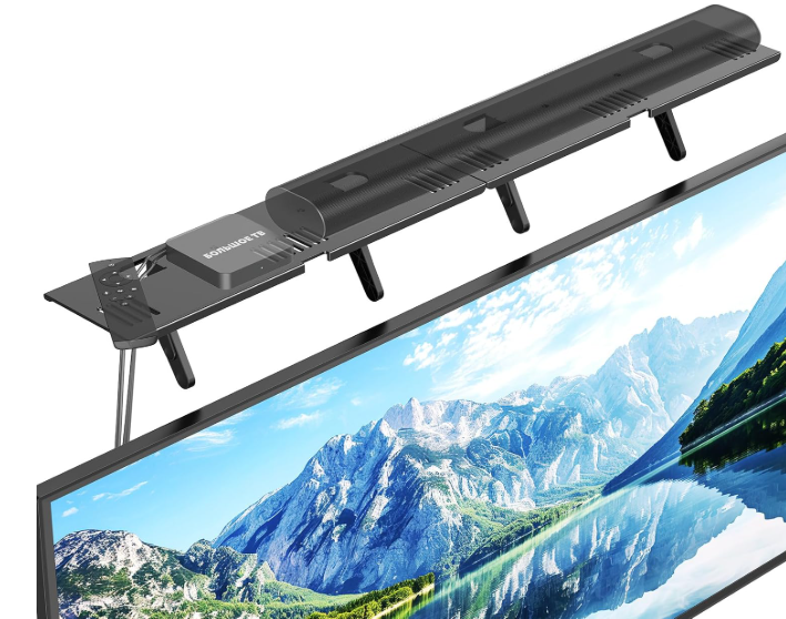 Soundbar Mount, No Drilling Steel TV Top Shelf Fits Most of Sound Bars Up to 15 Lbs, Universal Sound Bar TV Mount Bracket, Sound Bar Stand Compatible with Samsung, Sony, LG,Bose, 33.8x4.7inch