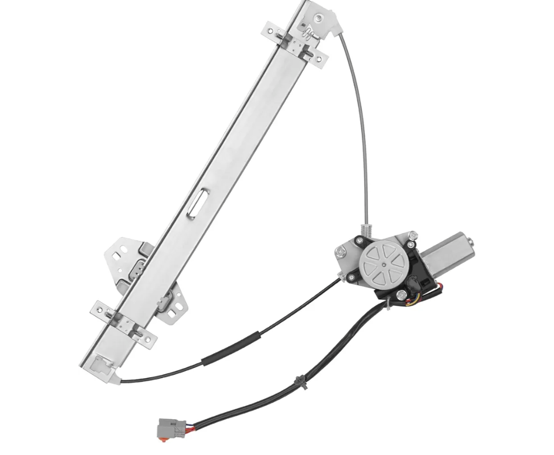 Obaee 748-129 Front Left Driver Side Power Window Regulator with Motor Compatible with Honda Pilot 2003 2004 2005 2006 2007 2008, Replace OE 72250-S9V-A01, 72250-S9V-A02 (6 Pins)