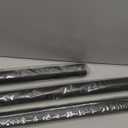 ALLZONE Tension Curtain Rod for Window, 83-123 Inches, Heavy Duty Curtain Rods No Drilling, Non-Slip Bathroom Shower Tension Rod, Renter Friendly, Adjustable, Spring Loaded, Extra Long, Black