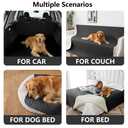 Tuffeel Waterproof Couch Cover for Dogs Washable, Anti-Slip Back Dog Bed Blanket Pet Chair Sofa Furniture Protector(52x82 Inches, Black)