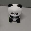 TLAOTNIY Squishy Cute Panda Night Light,Voice Controlled Light with 4 Color Modes Soft Silicone USB Charging Panda Lamp for Kids Room,Novelty Animal Night Lamp for Decor (C-1pack)