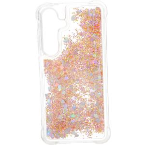 Gadpiparty Quicksand Phone Case for Shockproof TPU Protective Cover for Women Four Corner Drop Protection Easy Installation Stylish Glitter Design (Golden)