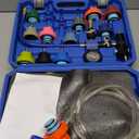 Radiator Pressure Tester Kit Coolant Pressure Tester Set with 31 PCS Universal Adapters Automotive Vacuum Type Coolant Refill for Vehicle