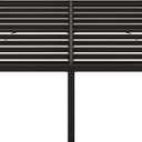 Likelalaso 24 Inch High Full Bed Frame with Rounded Corner, Heavy Duty Metal Bed Frame Full Under-Bed Storage Space, No Box Spring Needed, Noise Free, Easy Assembly, Black