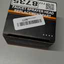 Metal Kitchen Faucet Head Replacement – 3 Mode High-Pressure Sink Sprayer Replacement with 15 Nozzle Adapters, Durable Pull Down Spray Head for Kitchen Sink (Stream/Spray/Blade), Stainless Steel