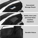 Adjustable Weighted Vest for Women & Men, 4-10lb/11-20lb/20-32lb Vest with 6 Ironsand Weights for Strength Training and Home Workout, Weight Vest with Reflective Strip for Running, Walking (Black)