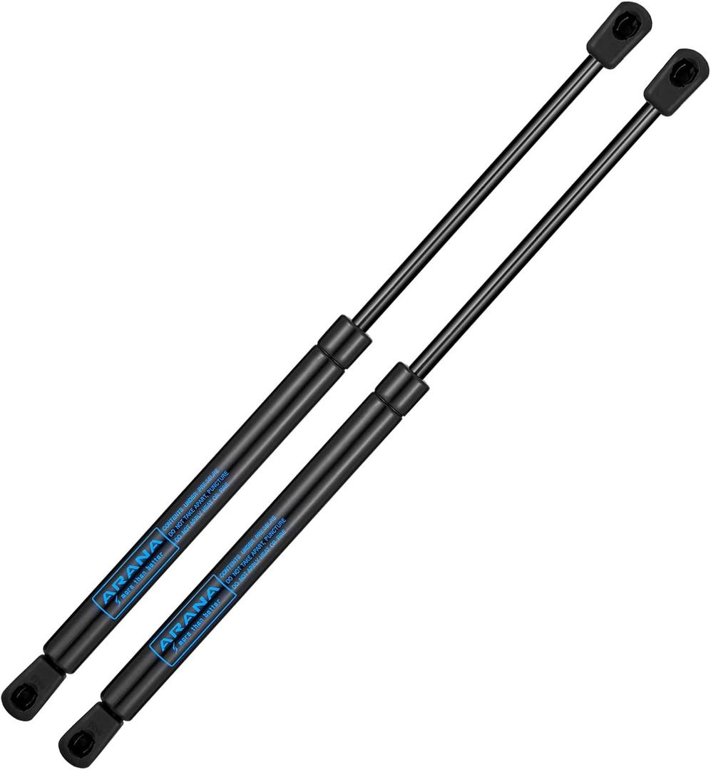 ARANA C16-09209 Gas Struts 16 inch 38 lbs, Camper Shell Shocks 15.7 inch, 16" Truck Cap Struts Spring Lift Support for Leer Topper A.R.E Camper Shell Snugtop Canopy Replacement #C16-33309, 2 Pcs (16 inch)