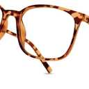 Gaoye Blue Light Blocking Glasses Women/Men, Computer Gaming Fake Eyeglasses Anti UV Ray-Spring Hinge (Leopard)