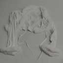 Sexy Women Long Sleeve Tie-up Cardigan Deep V Solid Crop Tops Fur Trim Fashion Knitted Sweaters (Large, White)