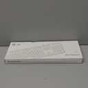 Wired Keyboard, 104 Keys Full-Sized Typewriter Keyboards, USB Plug and Play Office Keyboard with Number Pad, Caps Indicators, Foldable Stands for Windows, PC, Laptop, Desktop (Milk-Tea)