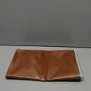 Tegeme 1 Pcs Faux Leather Long Pillow Cover 14 x 36 Inch, Boho Lumbar Decorative Throw Pillow Cover Hand Stitched Stylish Pillowcase Cushion Case for Bedroom Sofa Bench Farmhouse Room Decor(Brown)