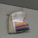 BGment Oatmeal Semi Sheer Curtains for Living Room 84 Inch Length 2 Panels Set - Rod Pocket Linen Drapes Camel Light Filtering Window Treatments for Bedroom Dining Farmhouse Lightweight, 52 X 84 Inch