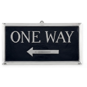 One Way Sign