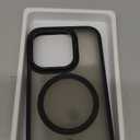 Temdan for iPhone 15 & iPhone 14 & iPhone 13 Case Compatible with Magsafe, Anti-Yellowing, Military-Grade Protection, Shockproof Slim Magnetic Phone Case Cover, Black