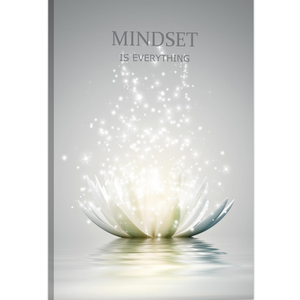 Lotus Flower Wall Art Canvas Mindset Motivational Quotes Poster for Zen Office Wall Decor Spiritual Meditation Prints Artwork Framed (20 x 30inches)