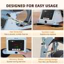 HTVRONT Hat Press Machine - Hat Press Heat Machine for Caps with 2 Platens & Caps Stretcher, Hat Heat Press Machine for Caps with Precise Temp&Timer Control for Heat Transfe Vinyl, Sublimation (Blue)