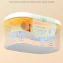 Momcozy New Baby Wipe Warmer, Large Capacity Wipe Dispenser Compatible with 60-80pcs,10-Min Fast Heating,4 Temperature Modes,Innovative Spring Design,Silicone&Top Seals,Even Heating,3-Level Nightlight
