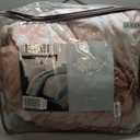 Queen Comforter Set -7 Pieces Pink Floral Comforter Set for All Seasons, Bed in a Bag Queen with Botanical Flowers Comforter, Sheets, Pillowcases & Shams