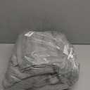 Amazon Basics 6 Piece Oversized Fade resistant Towel set, 100% Cotton towels for bathroom, soft and absorbent, 2 Bath Towels, 2 Hand Towels and 2 Washcloths bathroom towel set, Gray