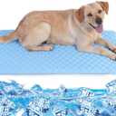 MARUNDA Dog Cooling Mat, Small - Self Cooling Mat for Dog and Cats, for Small Sized Pets (21-30Lb.) - Non-Toxic ，No Water Needed - Safe Use Dog Cooling Mat, ﻿