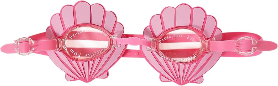 2 x LUV HER Seashell Youth Swim Goggles Mermaid-inspired, anti-fog, UV protection, adjustable strap for kids