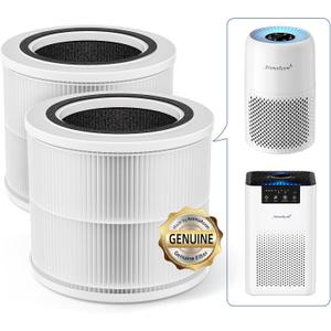 AromaRoom Air Purifier Filter Replacement, Compatible with LEVOIT Core Mini-P, AP100/AP102 Air Purifier, True HEPA H13 Replacement Filter, Replace Part, 2 Packs, AP100-RFWhite