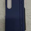 for Samsung Galaxy Z Fold 6 Case with S Pen Holder, Slim Fit with Stand, Tempered Screen Protector & Hinge Protection, Rugged Hard Full Body Protective Phone Case for Galaxy Z Fold 6 5g, Blue