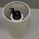 Beige Touch Lamp for Bedroom with USB - 3 Way Dimmable Table Lamp for Nightstand, Small Lamp with Black Charging Station for Desk Dorm, Office, Nursery (14" Touch Control)