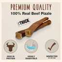 Cadet Bully Sticks for Large Dogs, All-Natural Beef Pizzle, Rawhide-Free Long-Lasting Dog Chews for Aggressive Chewers, Extra-Thick, 2 Count (EXP 03/27/27)
