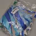 First Birthday Decoration for Boy, Blue Party Set with High Chair Banner, Number 1 Foil BalloonBalloons & Banner for Baby 1 Year Old Birthday Party Decor