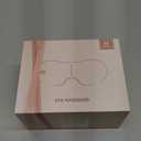 Eye Massager, Valentines Day Gifts for Women Eye Massager with Heat & Bluetooth Music Birthday Gifts Headache Dry Eye Relief and Improve Sleep Gift for Women/Men/Graduation,White