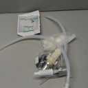 Soap Dispenser for Kitchen Sink, Built in Sink Soap Dispenser (Brushed Nickel), Countertop Soap Dispenser Pump with 47" Extension Tube kit, No Need to Fill Little Bottle Again (Longer Thread Shaft)