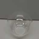 KoKo&Yukina 6 Inch Clear Glass Globes Shade Replacement Glass Shades - 2.67" Fitter Opening - Lighting Fixture Replacement (1 Pack)