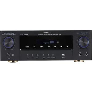Stereo Receivers,5.1 Channels Audio Amplifier with HDMI,Optical/Coaxial,Bluetooth/USB,RCA,AC-3 Input,Subwoofer Output for Karaoke,Home,Theater Speakers(Non-Dolby/DTS)