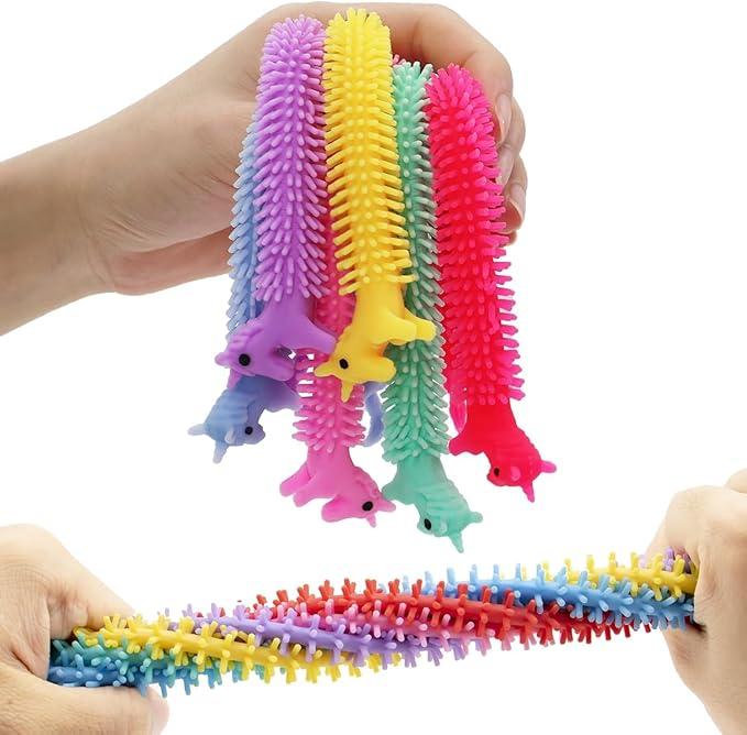 set of 6 Unicorn Stretchy Noodle String toys