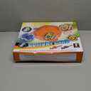 COCOFOX Battling Top Burst Toy Set, 6 Battling Tops 2 Launchers and 1 Stadium, Toys for 6 Year Old Boys & Girls & Up Orange