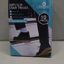 LifeGrip Stair Treads Non-Slip (20PCS), Anti Slip Transparent Stair Treads Tape for Indoor Wooden Step (4"X28"X20P-Treads) (Clear)