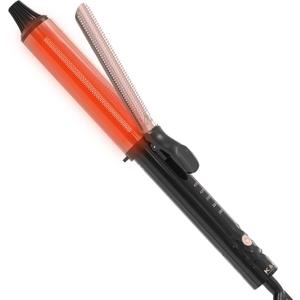 K&K 1 1/2 Inch Red Light Therapy Infrared Heated Curling Iron Curling Wand Ceramic Curling Irons -Creates Root Volume & Loose Curls Volume Curls Dual Voltage Cool-AIR TECH Hair Styling Tool