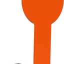 Highwild 3/8" AR500 6" Classic Popper Steel Shooting Target - Auto Reset, Orange