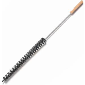 Dryer Vent Cleaning Brush - Lint Removal Cleaner Tool, LongFlexible with Wood Handle (28.7Inches)