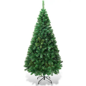 5 ft. Green PVC Hinged Xmas Pine Artificial Christmas Tree