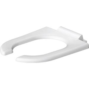 Seat ring Starck 3 whiteopen- front2-pieceplast.hingesSCel.