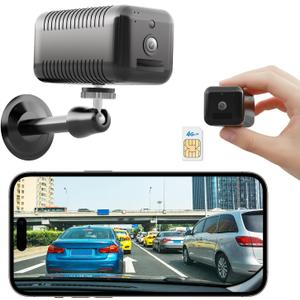 4G LTE Cellular Camera Indoor, Portable No WiFi Security Camera with Radar Motion Sensor, 2K Indoor Camera, Long Battery, 2-Way Audio, PIR Sensor, Home Security Camera