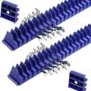 PATIKIL 46pcs Magnetic Wrench Organizer for Tool Box, Magnetic Modular Wrench Organizer Holder Toolbox Universally for 46 Tools Drawer Chest Ratcheting Offset Wrenches, Blue