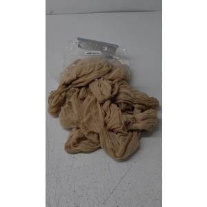 2 Pack Blush Cheesecloth Table Runners, 10Ft Baby Brown Gauze Table Runner Romantic Wedding Cheese Cloths Decor for Bridal Baby Shower Engagement Party Mother's Day Decorations