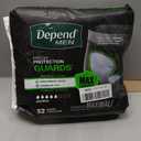 Depend Guards Incontinence Pads for Men, Maximum Absorbency, 52 Count