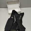 Running Vest for Women Men, USA Original Patent, Adjustable Chest Straps Running Hydration Vest with 500ml Soft Flask, Lightweight Reflective Hydration Backpack for Marathon (Medium-Large, Black)